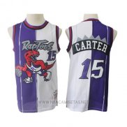 Camiseta Toronto Raptors Vince Carter NO 15 1998-99 Retro Violeta