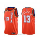 Camiseta 2020 Rising Star Jaren Jackson Jr. NO 13 USA Rojo