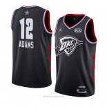 Camiseta All Star 2019 Oklahoma City Thunder Steven Adams NO 12 Negro