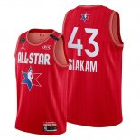 Camiseta All Star 2020 Toronto Raptors Pascal Siakam NO 43 Rojo