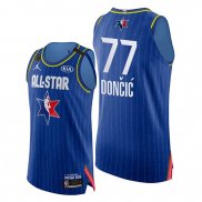 Camiseta All Star 2020 Western Conference Luka Doncic NO 77 Azul