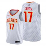 Camiseta Atlanta Hawks Clint Capela NO 17 Association 2019-20 Blanco