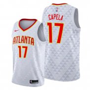 Camiseta Atlanta Hawks Clint Capela NO 17 Association 2019-20 Blanco