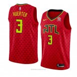 Camiseta Atlanta Hawks Kevin Huerter NO 3 Statement 2018-19 Rojo