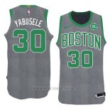 Camiseta Boston Celtics Guerschon Yabusele Navidad 2018 Verde