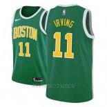 Camiseta Boston Celtics Kyrie Irving NO 11 Earned 2018-19 Verde