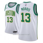 Camiseta Boston Celtics Marcus Morris NO 13 Ciudad 2018-19 Blanco