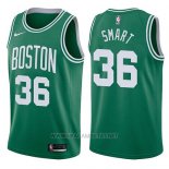 Camiseta Boston Celtics Marcus Smart NO 36 Swingman Icon 2017-18 Verde