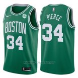 Camiseta Boston Celtics Paul Pierce NO 34 Icon 2017-18 Verde