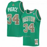 Camiseta Boston Celtics Paul Pierce NO 34 Mitchell & Ness 2007-08 Verde