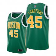 Camiseta Boston Celtics Romeo Langford NO 45 Earned 2019-20 Verde