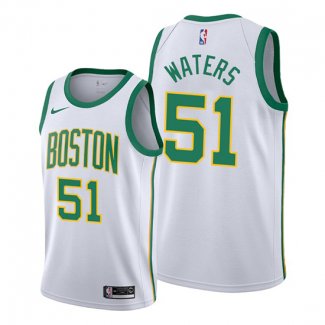Camiseta Boston Celtics Tremont Waters NO 51 Ciudad 2019-20 Blanco
