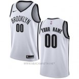 Camiseta Brooklyn Nets Nike Personalizada 17-18 Blanco