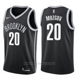 Camiseta Brooklyn Nets Timofey Mozgov NO 20 Icon 2017-18 Negro