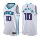 Camiseta Charlotte Hornets Michael Carter-Williams NO 10 Association 2017-18 Blanco