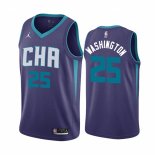 Camiseta Charlotte Hornets P.j. Washington NO 25 Statement Edition Violeta