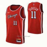 Camiseta Chicago Bulls DeMar DeRozan NO 11 Ciudad 2021-22 Rojo