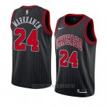 Camiseta Chicago Bulls Lauri Markkanen NO 24 Statement 2019-20 Negro