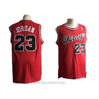 Camiseta Chicago Bulls Michael Jordan NO 23 Retro Rojo2
