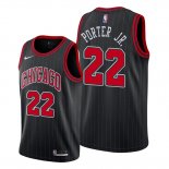 Camiseta Chicago Bulls Otto Porter Jr. NO 22 Statement Edition Negro