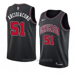 Camiseta Chicago Bulls Ryan Arcidiacono NO 51 Statement 2018 Negro