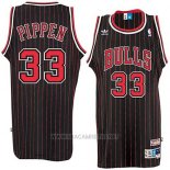 Camiseta Chicago Bulls Scottie Pippen NO 33 Retro Negro2