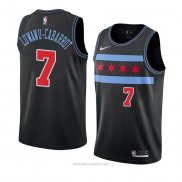 Camiseta Chicago Bulls Timothe Luwawu-Cabarrot NO 7 Ciudad 2018-19 Negro