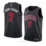 Camiseta Chicago Bulls Timothe Luwawu-Cabarrot NO 7 Statement 2018 Negro