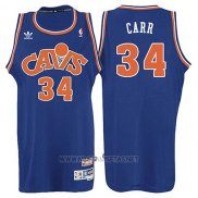 Camiseta Cleveland Cavaliers Austin Carr NO 34 Retro 2008 Azul