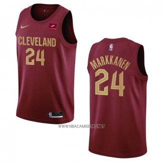 Camiseta Cleveland Cavaliers Lauri Markkanen NO 24 Icon 2022-23 Rojo