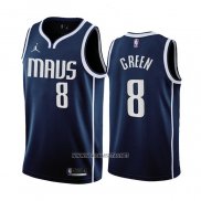 Camiseta Dallas Mavericks Josh Green NO 8 Statement 2022-23 Azul