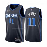 Camiseta Dallas Mavericks Kyrie Irving NO 11 Ciudad 2023-24 Azul