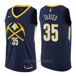 Camiseta Denver Nuggets Kenneth Faried NO 35 Ciudad 2017-18 Azul