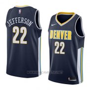 Camiseta Denver Nuggets Richard Jefferson NO 22 Icon 2018 Azul