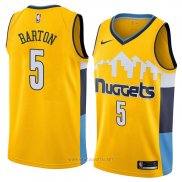 Camiseta Denver Nuggets Will Barton NO 5 Statement 2018 Amarillo