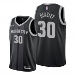 Camiseta Detroit Pistons Michael Beasley NO 30 Ciudad 2019-20 Negro