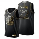 Camiseta Golden Edition Golden State Warriors Andrew Wiggins NO 22 2019-20 Negro