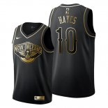 Camiseta Golden Edition New Orleans Pelicans Jaxson Hayes NO 10 Negro