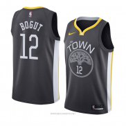 Camiseta Golden State Warriors Andrew Bogut NO 12 Statement 2018 Negro