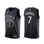 Camiseta Golden State Warriors Eric Paschall NO 7 Ciudad 2019-20 Negro