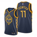 Camiseta Golden State Warriors Klay Thompson NO 11 Ciudad Edition Azul