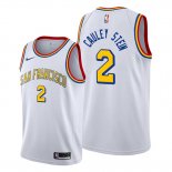 Camiseta Golden State Warriors Willie Cauley Stein NO 2 Classic Edition Blanco