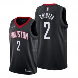 Camiseta Houston Rockets Chris Chiozza NO 2 Statement Negro