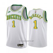 Camiseta Houston Rockets Tracy Mcgrady NO 1 Classic 2022-23 Blanco