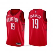 Camiseta Houston Rockets Tyson Chandler NO 19 Earned Rojo