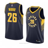 Camiseta Indiana Pacers Ben Moore NO 26 Icon 2018 Azul