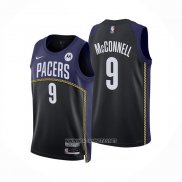 Camiseta Indiana Pacers T.j. Mcconnell NO 9 Ciudad 2019-20 Gris