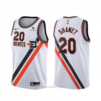 Camiseta Los Angeles Clippers Landry Shamet NO 20 Classic Edition 2019-20 Blanco