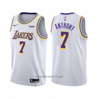 Camiseta Los Angeles Lakers Carmelo Anthony NO 7 Association 2021 Blanco