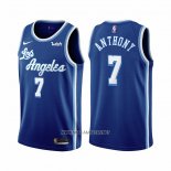 Camiseta Los Angeles Lakers Carmelo Anthony NO 7 Classic 2021 Azul